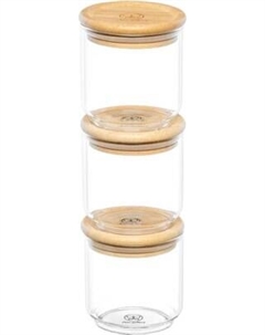 Набор емкостей для хранения Elan Gallery Crystal glass / 360193 Elan gallery