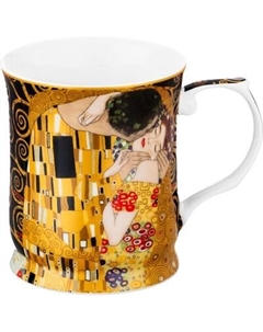 Кружка Elan Gallery New Bone China Поцелуй на черном / 420728 Elan gallery