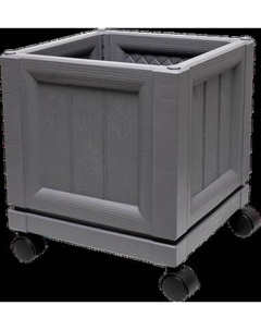 Вазон BOTANICA 30x30x28.5 на колесах Botanica