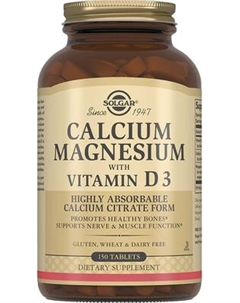 Витаминно-минеральный комплекс Solgar Кальций-Магний с витамином D3