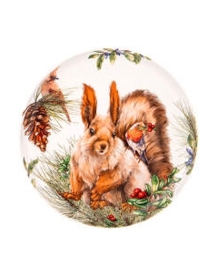 Тарелка закусочная (десертная) Lefard Лесная сказка. Белка / 590-391
