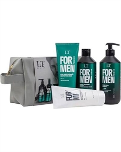 Набор косметики для лица и волос La and Te beaute Мужской Гель LT-2357+Шампунь LT-2340+Крем LT-2388 / LTMEN14 La and te beaute