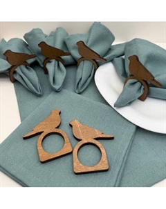 Набор сервировочных салфеток ОМурМебель с держателем Птичка Омурмебель