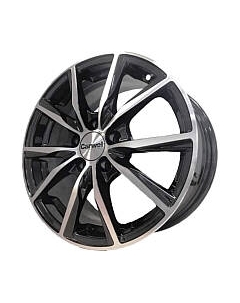 Литой диск Carwel Gamma 15x6" 5x112мм DIA 66.6мм ET 43мм Алмаз черный