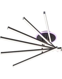 Потолочный светильник Mirastyle WX-9037/6+1 BK