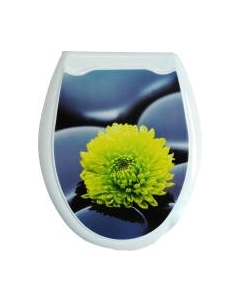 Сиденье для унитаза Еврокомфорт Цветок 104-406-00