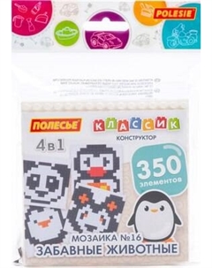 Конструктор Полесье Забавные животные / 73270