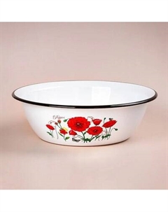 Миска ЭСТЕТ Красные маки / ЭТ-72878 Эстет
