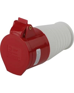 Розетка силовая ЭРА 215 3Р+РЕ+N 16А 380В IP44 / Б0032863 Эра