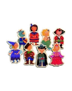 Развивающий игровой набор Djeco Головоломка Платья / 03112