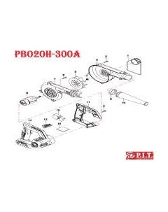 Воздуходувка аккумуляторная P.I.T PBO20H-300A P.i.t