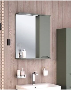 Шкаф с зеркалом для ванной Runo Афина 60