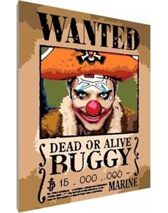 Картина по номерам PaintLine One Piece. Wanted Buggy / PL-00221 Paintline