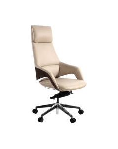 Кресло офисное Norden Шопен / FK 0005-A Beige Leather