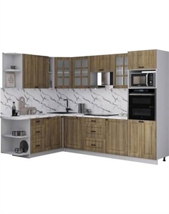 Кухонный гарнитур Интерлиния Мила Деко 1.88x2.8 LV