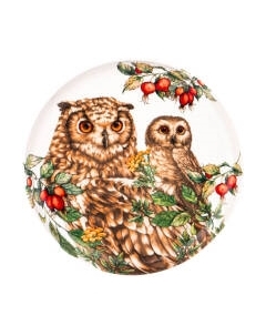 Тарелка закусочная (десертная) Lefard Лесная сказка. Сова / 590-389