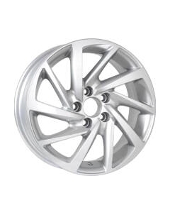 Литой диск KDW KD1530 15x6" 5x100мм DIA 57.1мм ET 38мм Light Silver Painted Kdw