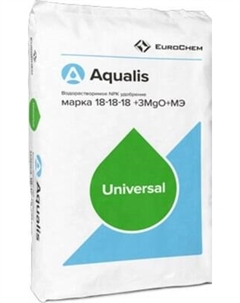Удобрение Aqualis NPK Водорастворимое 18:18:18+3MgO+МЭ