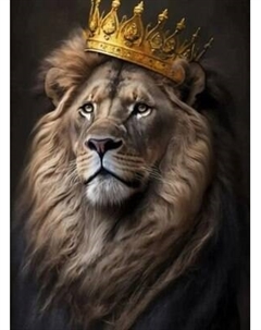 Картина по номерам ILikeGift Король - лев / BHR0593 Ilikegift