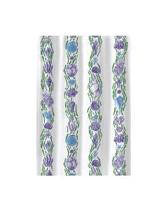 Шторка-занавеска для ванны V-line Ракушки