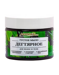 Мыло густое Aroma Saules Дегтярное для тела и волос Aroma saules