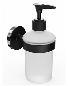 Дозатор для жидкого мыла "LORD" FORA черный, навесной (арт. FOR-LORD041BL) Fora