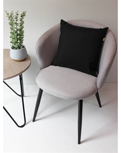 Подушка декоративная ФЬЮЖН LINE 40*40*15, черный, 56-188 Матех