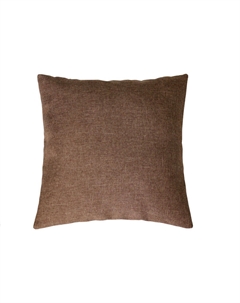 Подушка декоративная ФЬЮЖН 40x40x15. Цвет коричневый полиэфир 100% арт. 06-176 Матех
