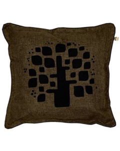 Подушка декоративная Фьюжн Дерево 48*48*15, коричневый, арт. 04-424 Матех