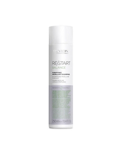 Мицеллярный шампунь для жирной кожи Restart Balance Purifying Micellar Shampoo 250 Revlon professional