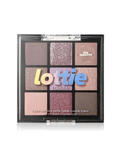 Палетка теней для век 9 оттенков Lottie london