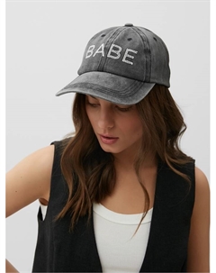 Кепка женская со стразами Babe, чёрная, размер 56-58 Mist