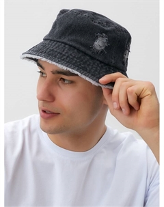 Панама женская, чёрная, размер 56- 58, деним Minaku