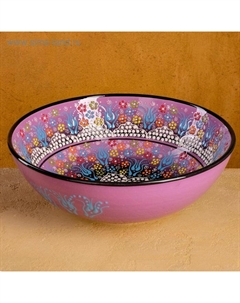 Салатник 31см "Жемчужина сиреневая" Шафран