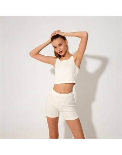 Шорты женские : Basic line, цвет экрю, размер 42 Minaku