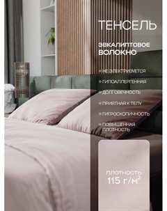 Постельное бельё дуэт «», тенсель, пудра Этель
