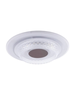 Люстра с ПДУ 1990/1 LED 130 Вт 3000-6000К диммер белый 50×50×8 см Bayerlux