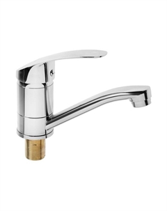 Смеситель для кухни Accoona A4225, однорычажный, длина излива 145 мм, хром