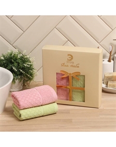 Набор полотенец "Уют" (2шт х 30х60 см) 100% хлопок, 450 гр/м2 Этель