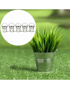 Набор кашпо «Ведёрко Альма», 5.5×5.5 см, 5 шт. Take it easy