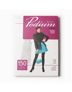 Колготки женские ПОДИУМ Microfibra 150 ден, цвет черный (nero), размер 5 Royal podium