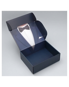 Коробка подарочная складная, упаковка, «Лучшему мужчине», 27×21×9 см Дарите счастье