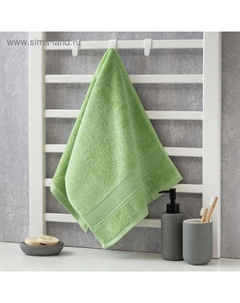 Полотенце махровое «Уют» 35*75 см, цв. зеленый 100% хл, 600 гр/м2 Этель