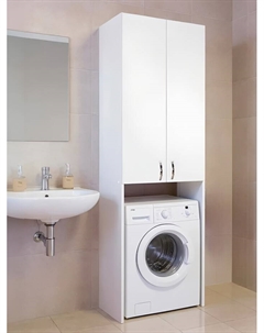Шкаф для стиральной машины «Комби 60», 630×360×2000 мм, цвет белый Logro