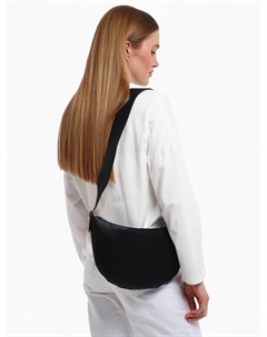 Сумка женская кросс-боди на молнии, 26×3×21 см, чёрная Textura