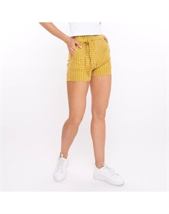 Шорты женские повседневные, цвет горчица, размер 52 Натали