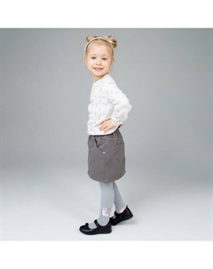 Колготки детские, цвет серый меланж, рост 110-116 см Лукоморье