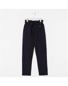 Брюки для девочки, цвет синий, рост 104 см Msk-bear