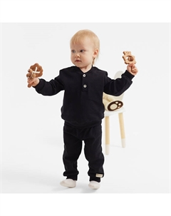 Комплект детский (джемпер, брюки) цвет черный, рост 92-98 см Minaku