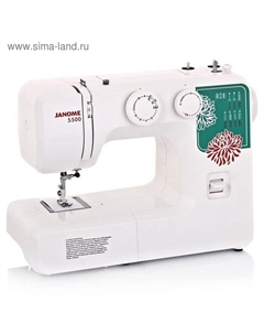 Швейная машина Janome 5500, 15 операций, обметочная, потайная, эластичная строчка, белый